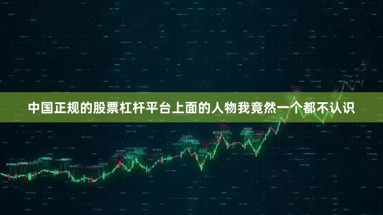 中国正规的股票杠杆平台上面的人物我竟然一个都不认识
